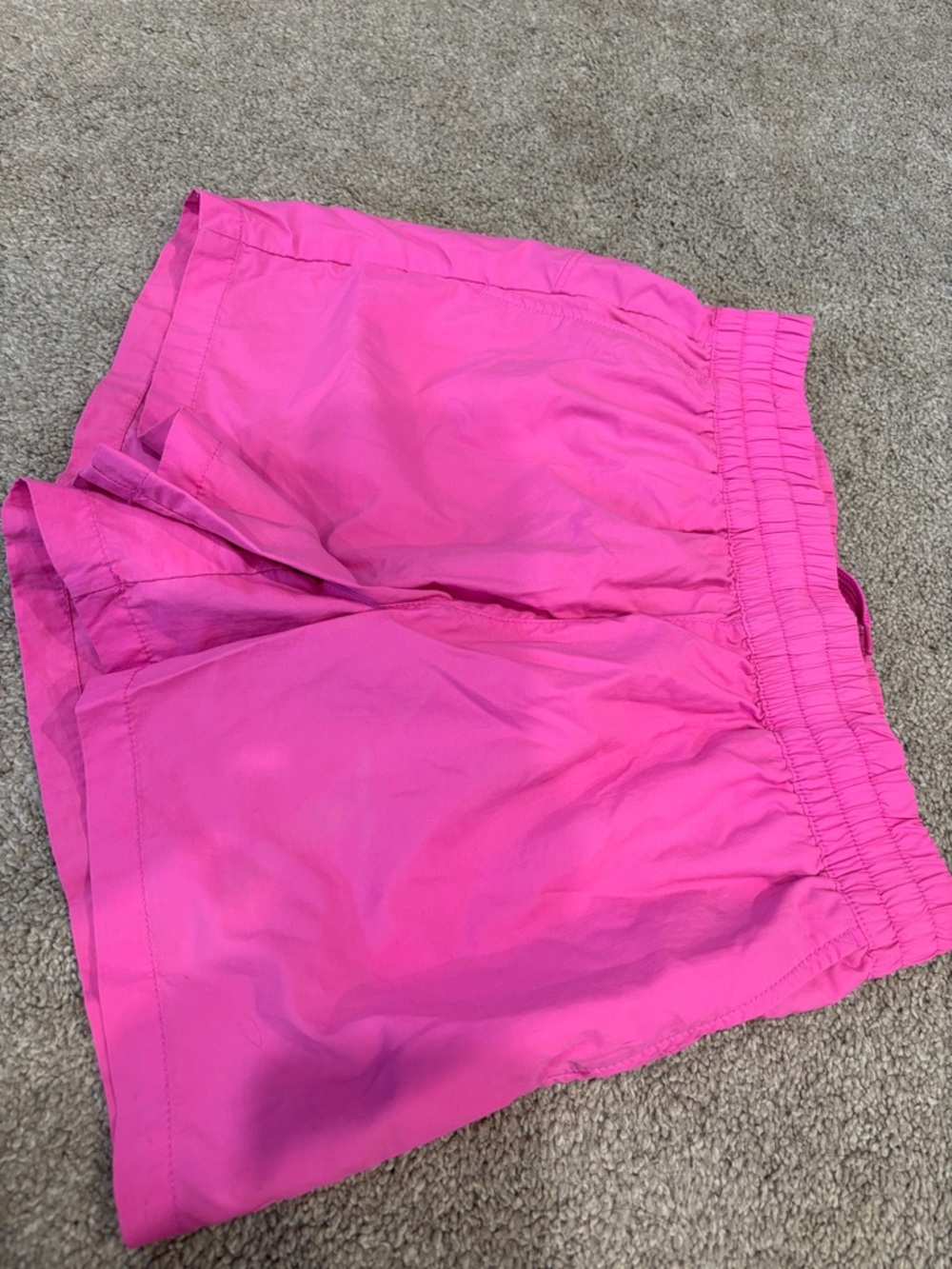 Girls  Hot Pink Elastic Waist Shorts